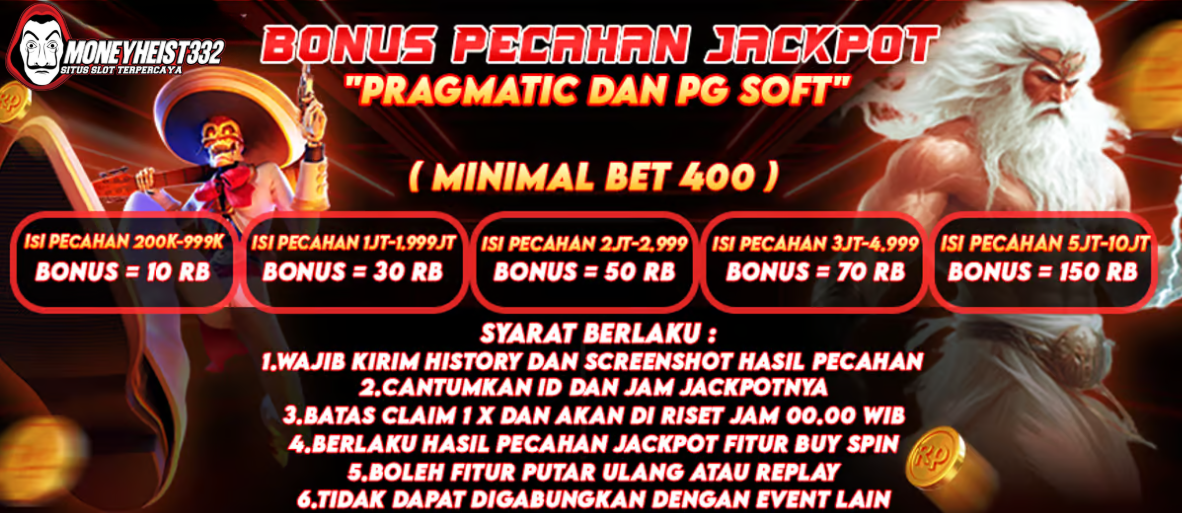 BONUS JACKPOT MONEYHEIST332